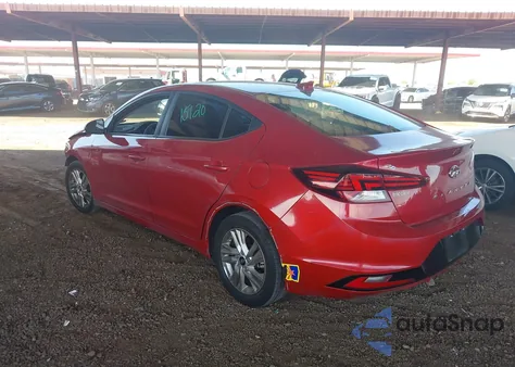 2020 Hyundai Elantra Sel из США, поврежденный, VIN 5NPD84LF3LH516975